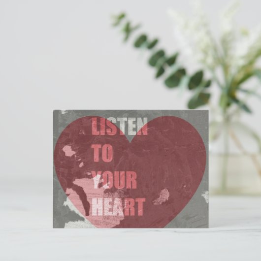 聞ハート ポストカード (スタンド正面)