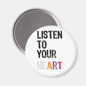 聞ハート マグネット (正面/裏面)