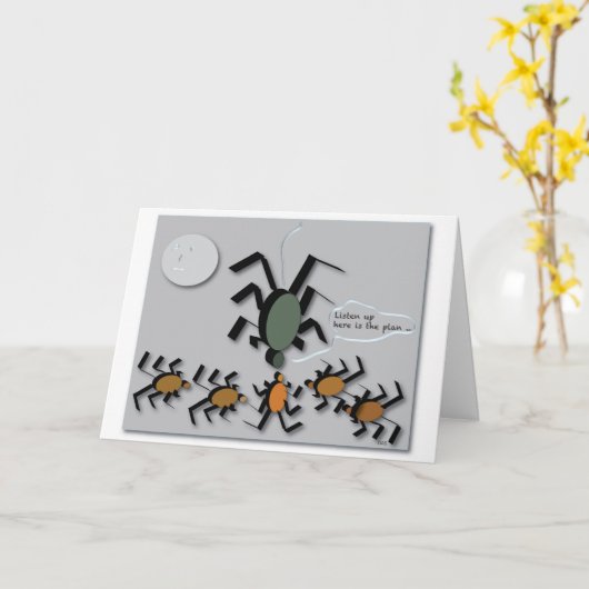 聞上 カード (黄色い花)