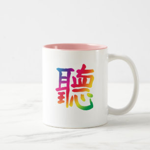 聞中国のキャラクター ツートーンマグカップ