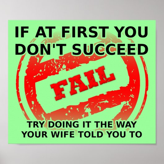 聞妻のポスタおもしろいー ポスター (正面)