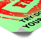 聞妻のポスタおもしろいー ポスター (角)