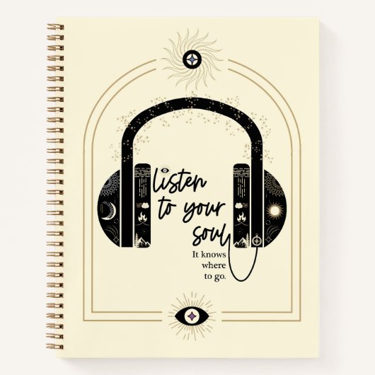 聞心に ノートブック (正面)