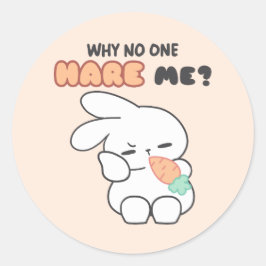 聞感じいてない？ – なぜ誰も私を飼わないのか。バニープン ラウンドシール