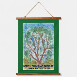 聞木に 吊り下げ型タペストリー