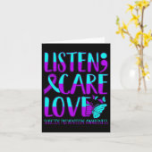 聞気に愛心自死の予防を待つ カード (黄色い花)