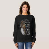 聞風に聞向く スウェットシャツ (正面フル)