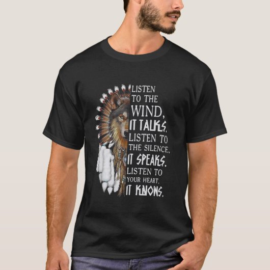 聞風に聞向く Tシャツ (正面)