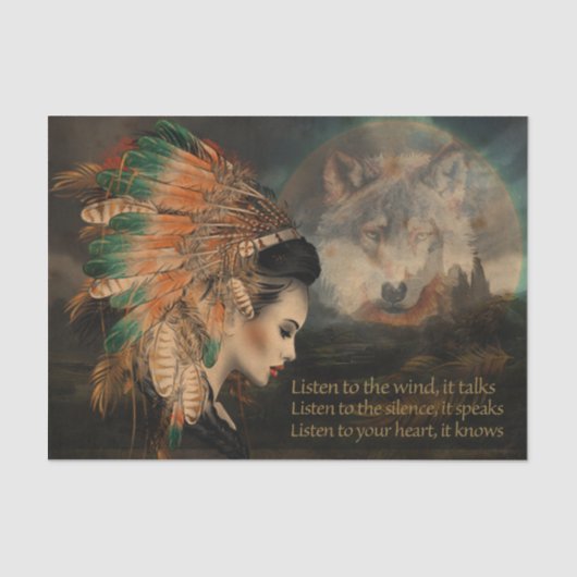 聞風に 薄葉紙 (正面)