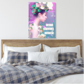 聞魂に |インスピレーション キャンバスプリント (インサイチュ (寝室))