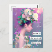 聞魂に |インスピレーション ポストカード (正面/裏面)