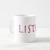 聞 コーヒーマグカップ (正面左)