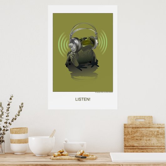 聞 ポスター (キッチン)