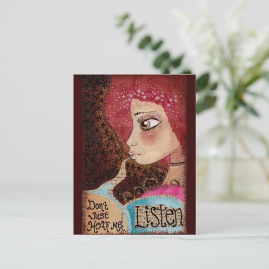 「聞」 ポストカード (スタンド正面)