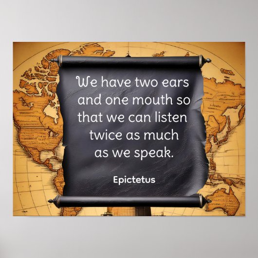 聞MORE LESS (話マット) ポスター (正面)