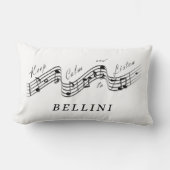 聞Vincenzo Bellini音楽クラシカル作曲家 ランバークッション (正面)