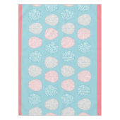 聡明なパステル調パターン(素晴らしいパステル調の頭脳) テーブルクロス (正面)