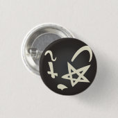 聡明な猫 缶バッジ (正面&裏面)