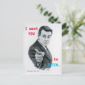 聴いてください ポストカード (スタンド正面)