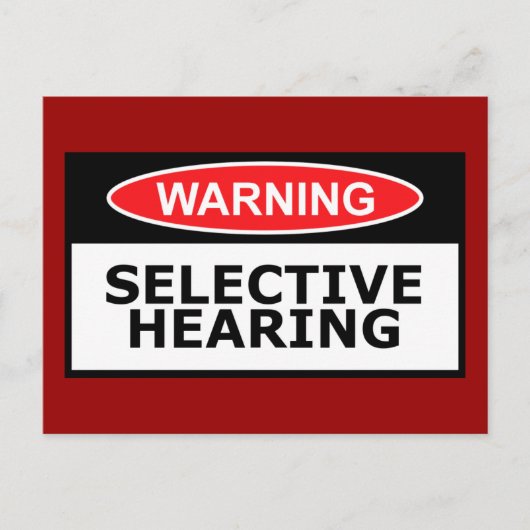 聴おもしろい聴 ポストカード (正面)