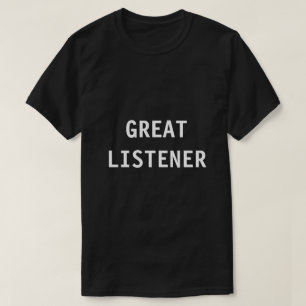 聴き素晴らし手ボーイフレンド Tシャツ