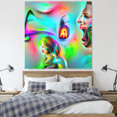 聴力恐怖症 キャンバスプリント (インサイチュ (寝室))