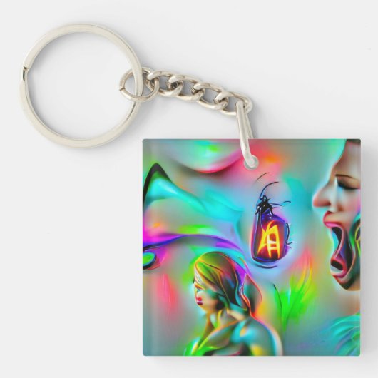 聴力恐怖症 キーホルダー (正面)