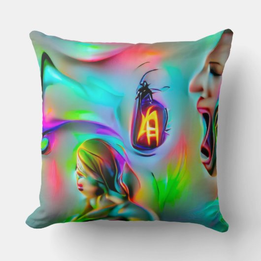 聴力恐怖症 クッション (正面)