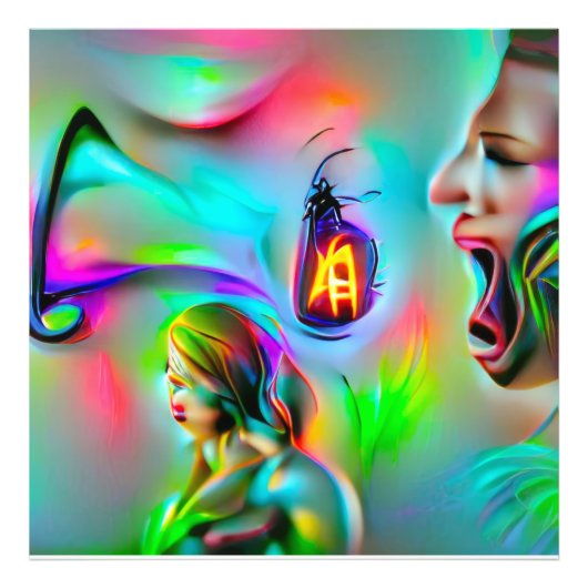 聴力恐怖症 フォトプリント            (正面)