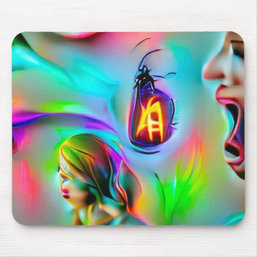 聴力恐怖症 マウスパッド (正面)