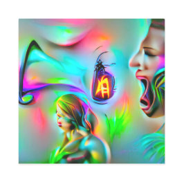 聴力恐怖症 メタルプリント