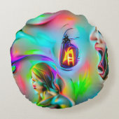 聴力恐怖症 ラウンドクッション (裏面)