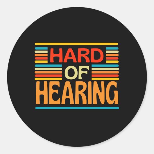 聴力懸命 ラウンドシール (正面)