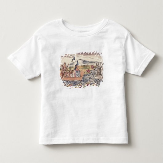 聴取の後で急速に去るMontezuma II トドラーTシャツ (正面)