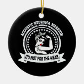 聴神経腫の壊れない セラミックオーナメント (正面)