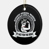 聴神経腫の壊れない セラミックオーナメント (左)