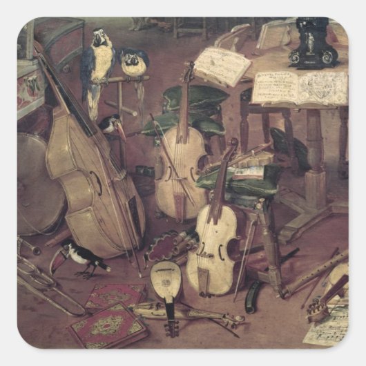 聴聞， 1617#ヒアリング# スクエアシール (正面)