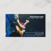 聴衆コンサートギター奏者 名刺 (裏面)