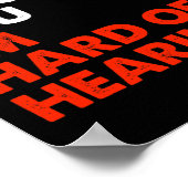 聴覚おもしろいの懸命ASL手話ろう者アワレネ ポスター (角)