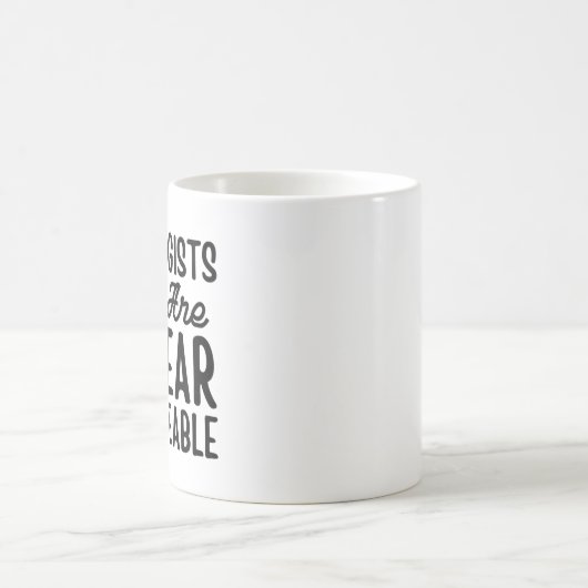 聴覚の専門家は耳の交換が可能で、聴覚おもしろい学である コーヒーマグカップ (中央)