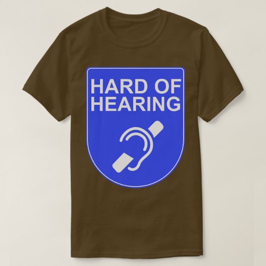 聴覚の懸命1 Tシャツ (デザイン正面)