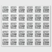 聴覚は耳に代わる ラッピングペーパー (フラット)