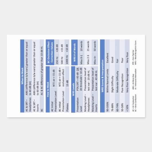 聴覚バッジバディステッカー 長方形シール (正面)