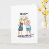 聴覚パパ誕生日グリーティングカードの懸命 カード (黄色い花)