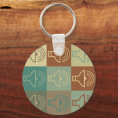 聴覚ポップ・アートの芸術 キーホルダー (正面)