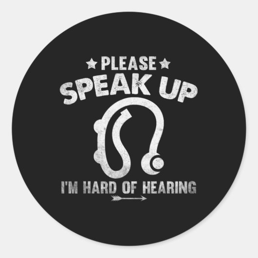 聴覚ヴィンテージ懸命Spへ ラウンドシール (正面)