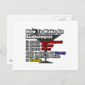 聴覚士の作り方 ポストカード (正面/裏面)