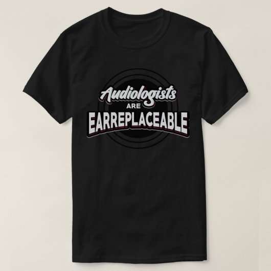 聴覚士は耳に代わる Tシャツ (デザイン正面)