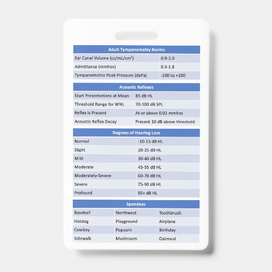 聴覚学バッジ バディ/リファレンスバッジ バッジ (正面)
