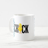 聴覚学者のひよこ コーヒーマグカップ (正面左)